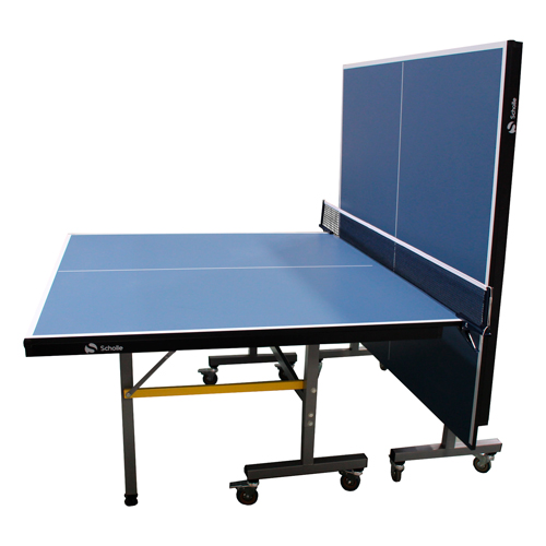 Теннисный стол для помещений Scholle T600 в режиме одиночной игры Теннисный стол для помещений Scholle T600 в режиме одиночной игры