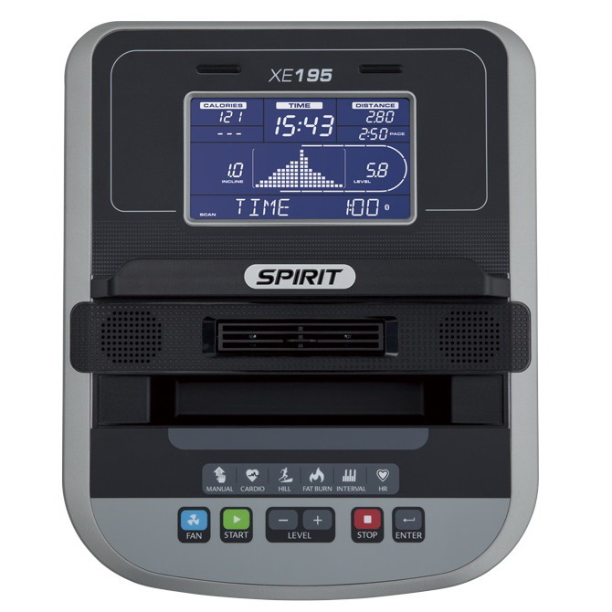 Консоль эллиптического тренажера Spirit Fitness XE195 Консоль эллиптического тренажера Spirit Fitness XE195