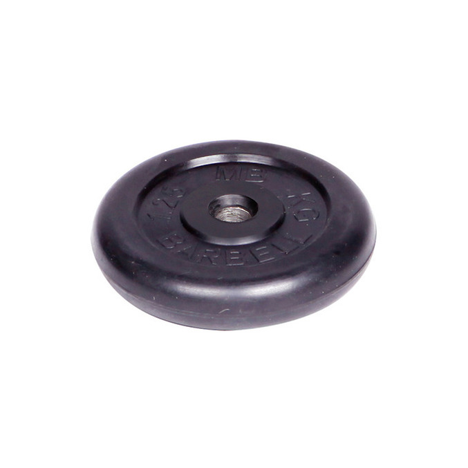 Диск обрезиненный черный MB Barbell MB-PltB31-1,25 Диск обрезиненный черный MB Barbell MB-PltB31-1,25
