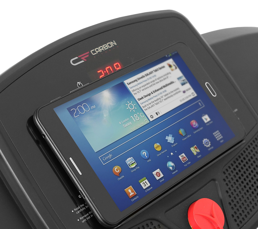 Подставка под планшет домашней электрической беговой дорожки Carbon Fitness T500 Подставка под планшет домашней электрической беговой дорожки Carbon Fitness T500