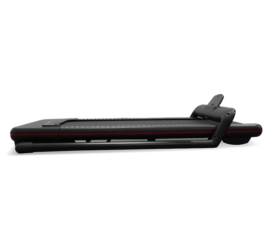 Беговая дорожка Carbon T708 Slim в сложенном виде в горизонтальном положении Беговая дорожка Carbon T708 Slim в сложенном виде в горизонтальном положении