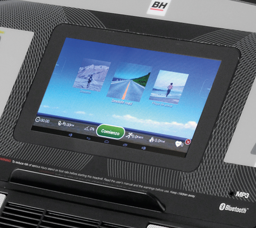 Технология Touch&Fun беговой дорожки BH Fitness Pioneer R5 TFT Технология Touch&Fun беговой дорожки BH Fitness Pioneer R5 TFT