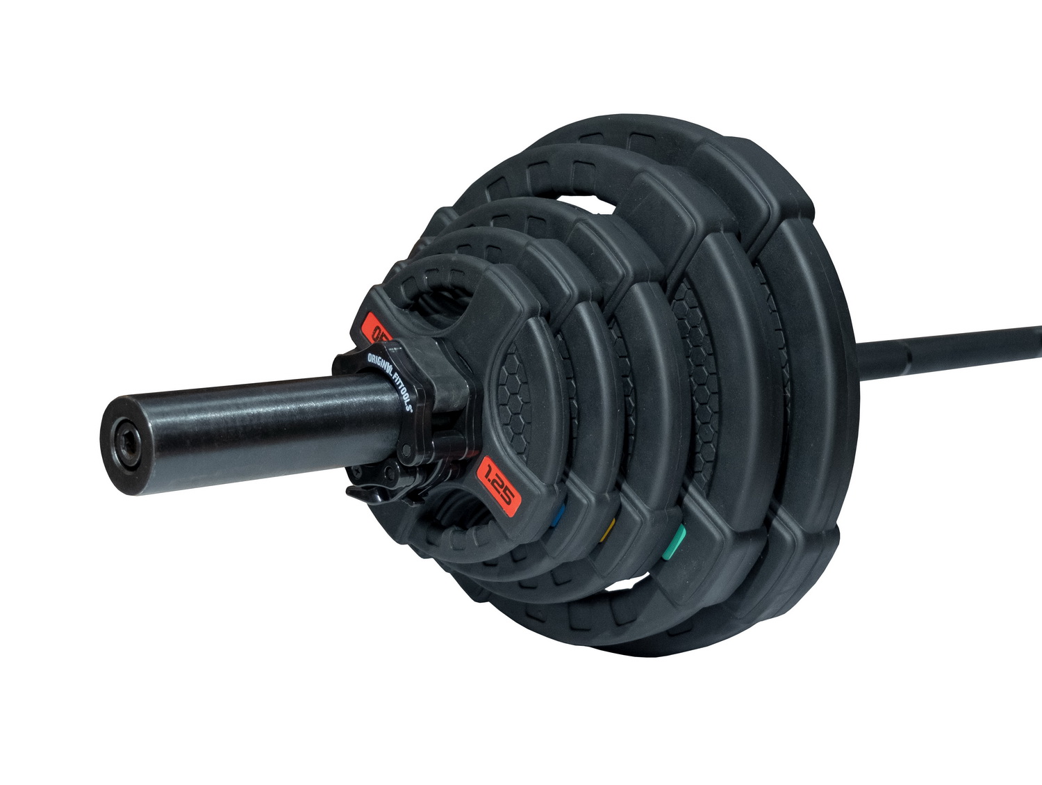 Олимпийская штанга ORIGINAL FIT.TOOLS FT-2HGSET-88-BLACK весом 88 килограммов Олимпийская штанга ORIGINAL FIT.TOOLS FT-2HGSET-88-BLACK весом 88 килограммов