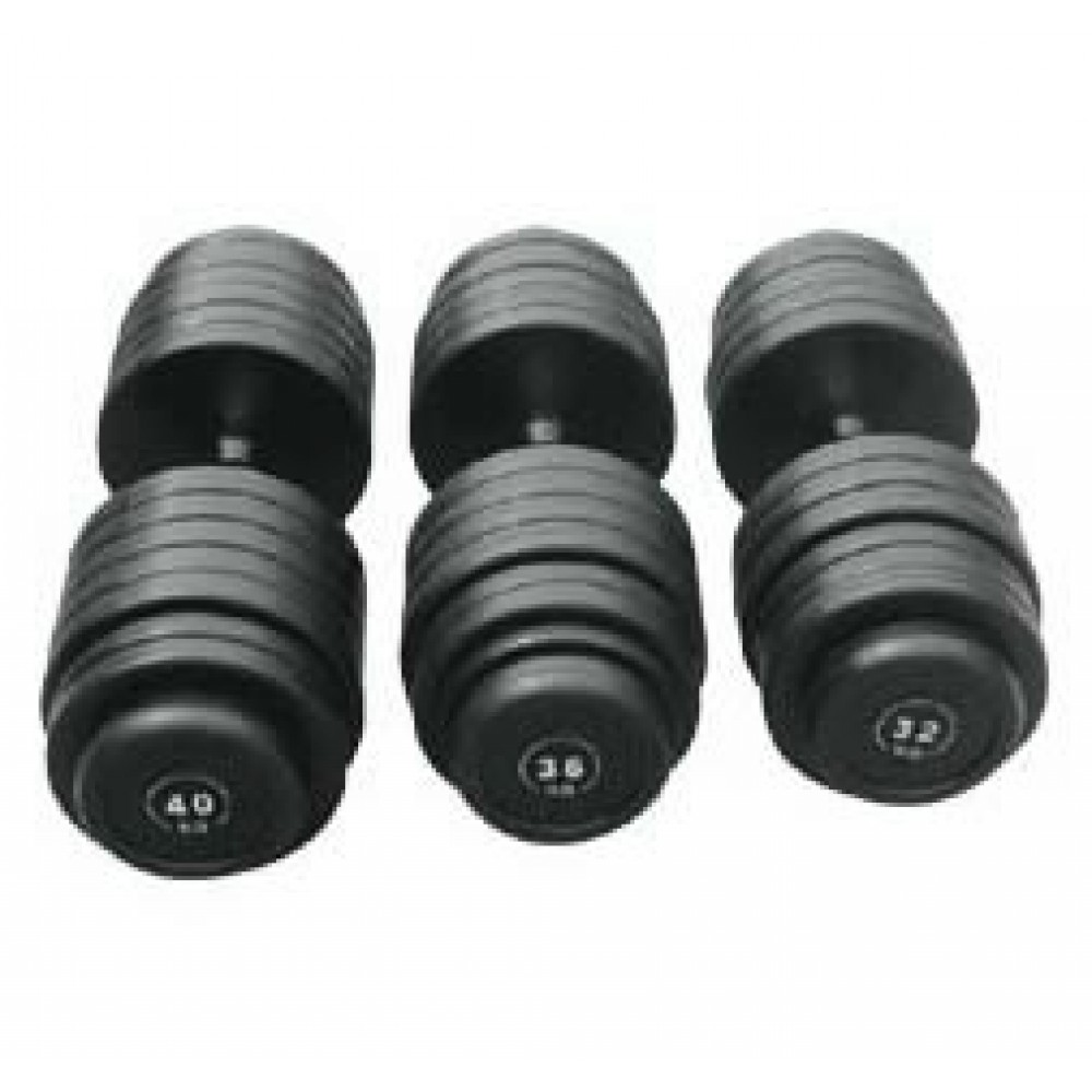 Обрезиненный гантельный ряд Fitnessport FDS-09 2,5/60kg Обрезиненный гантельный ряд Fitnessport FDS-09 2,5/60kg