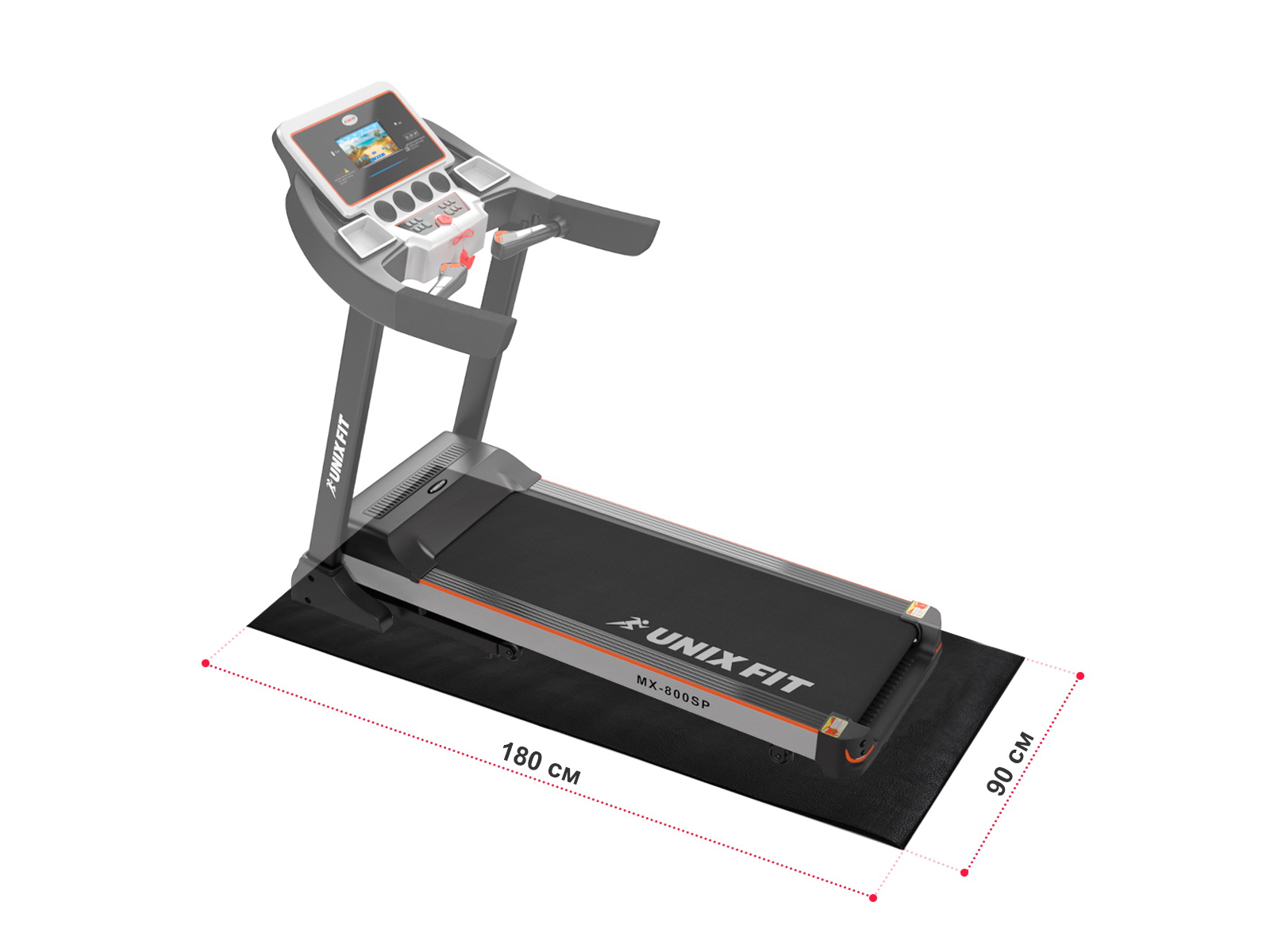 ������ ��� ���������������� No logo 180 x 90 x 0,6 �� UNIX MAT90180PNL