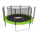 Батут UNIX Simple 12ft Green (inside) с защитной сетью и лестницей диаметром 12ft (366 см)