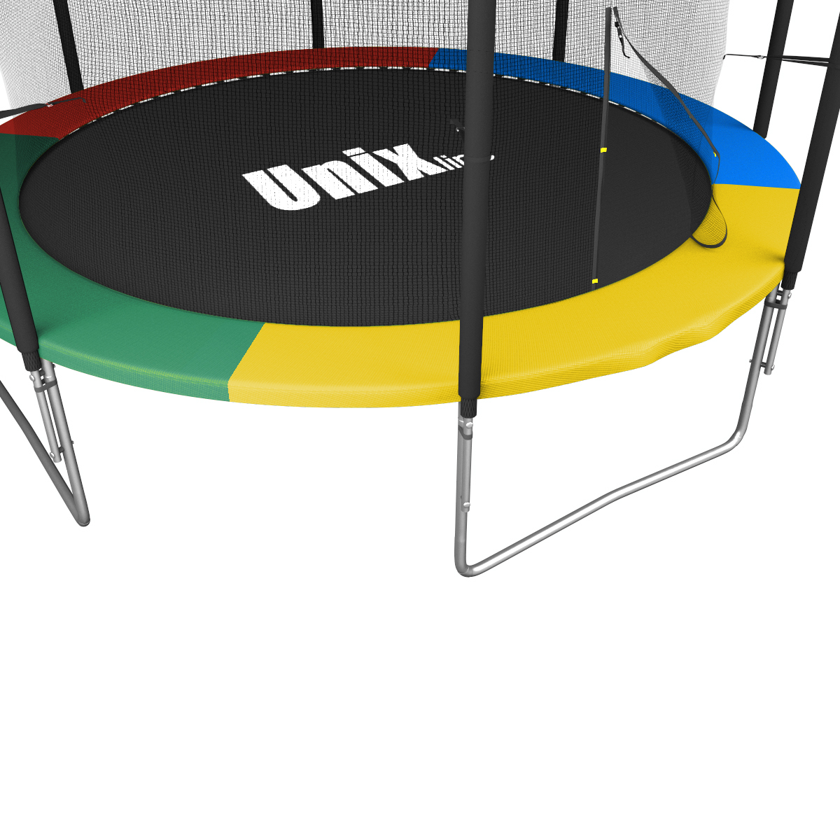 Батут UNIX Simple 10ft Color (inside) с защитной сетью диаметром 10ft (305 см) Батут UNIX Simple 10ft Color (inside) с защитной сетью диаметром 10ft (305 см)