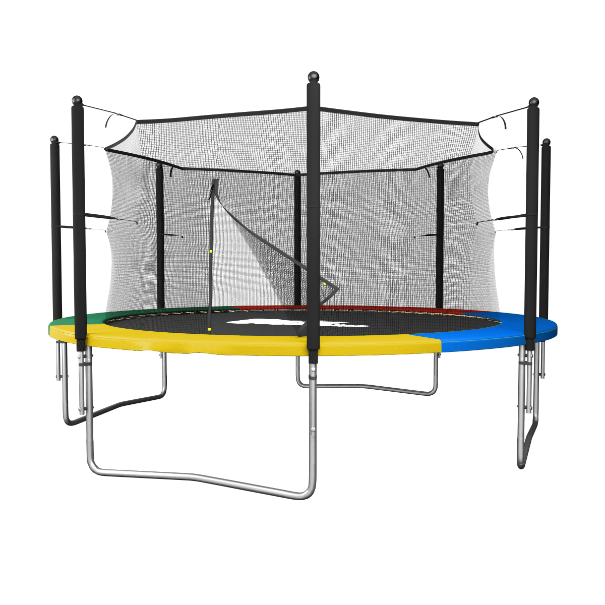 Батут UNIX Simple 12ft Color (inside) с защитной сетью диаметром 12ft (366 см) Батут UNIX Simple 12ft Color (inside) с защитной сетью диаметром 12ft (366 см)