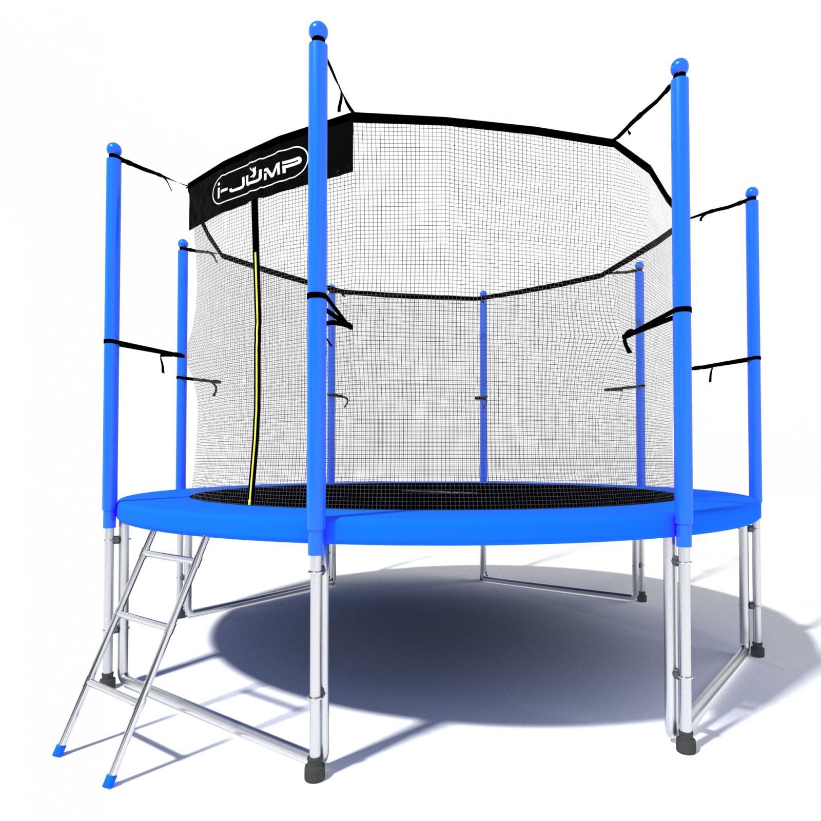Батут i-JUMP Classic Light 6ft blue 1,83 метра с лестницей Батут i-JUMP Classic Light 6ft blue 1,83 метра с лестницей