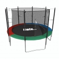 Батут UNIX Simple 8ft Color (inside) с защитной сетью и лестницей диаметром 8ft (244 см)