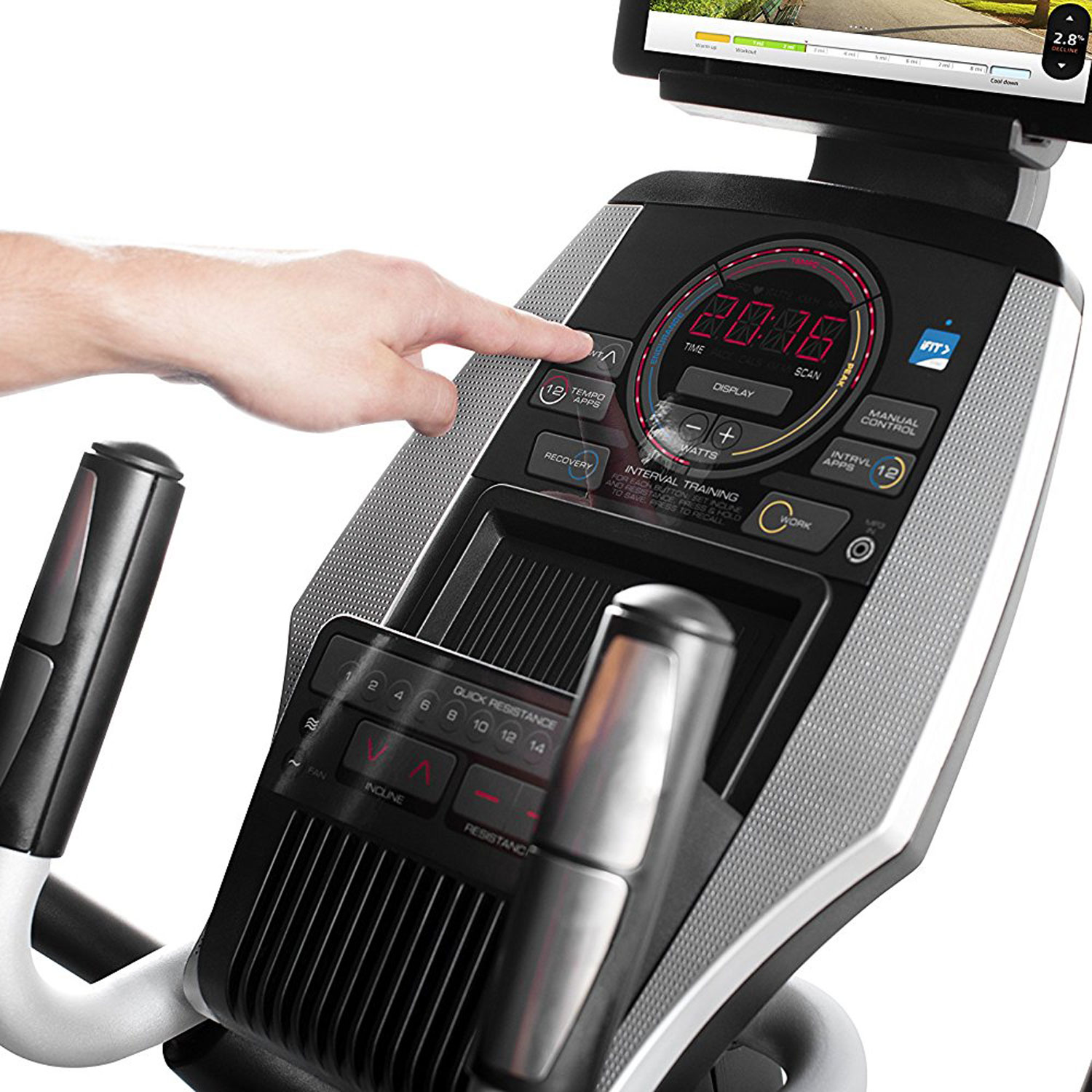 Консоль эллиптического тренажера Pro-Form Smart Strider 695 CSE Консоль эллиптического тренажера Pro-Form Smart Strider 695 CSE