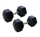 Гантели гексагональные обрезиненные 30кг (пара) DFC DB001-30