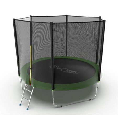 Батут с внешней сеткой и лестницей EVO Jump External 10ft (Green) диаметром 10ft (305 см) Батут с внешней сеткой и лестницей EVO Jump External 10ft (Green) диаметром 10ft (305 см)
