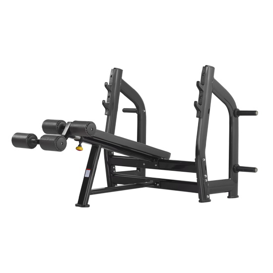 Скамья для жима с отрицательным наклоном Bronze Gym H-024 Скамья для жима с отрицательным наклоном Bronze Gym H-024