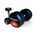 Обрезиненный гантельный ряд Fitnessport FDS-10 2,5/30kg