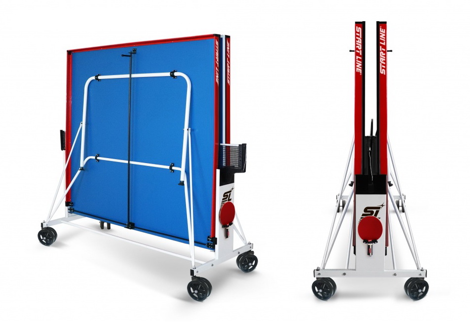 Теннисный стол для помещений Start Line Compact Expert Indoor в сложенном виде Теннисный стол для помещений Start Line Compact Expert Indoor в сложенном виде