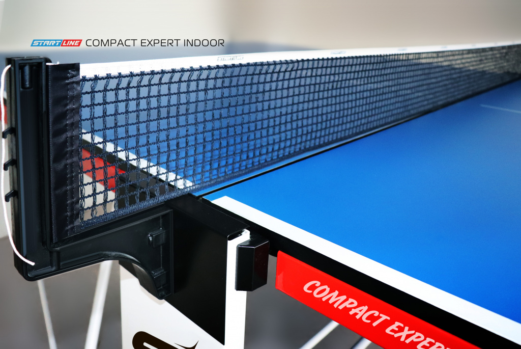 Теннисный стол для помещений Start Line Compact Expert Indoor с встроенной сеткой в комплекте Теннисный стол для помещений Start Line Compact Expert Indoor с встроенной сеткой в комплекте