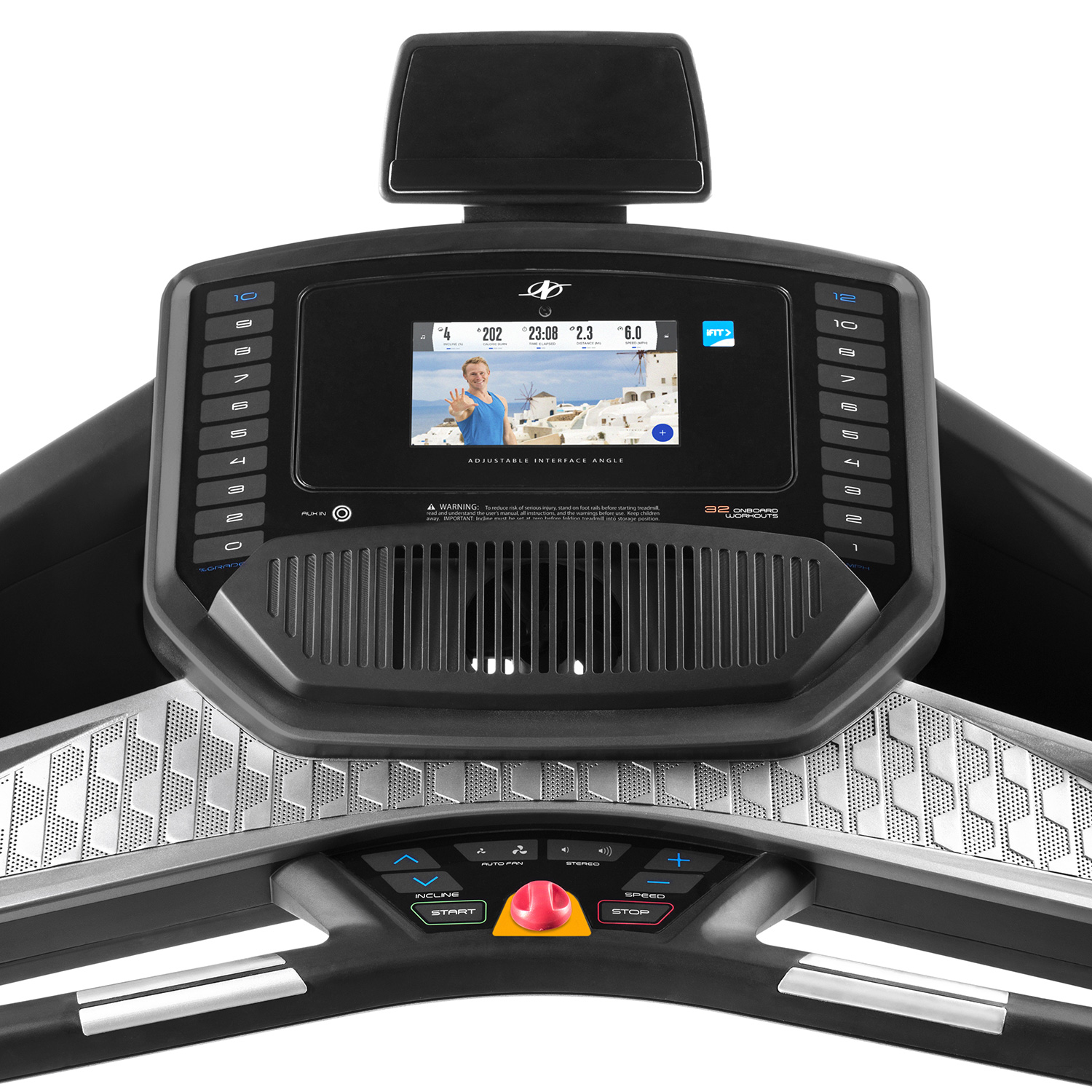 Консоль беговой дорожки NordicTrack T12.0 Консоль беговой дорожки NordicTrack T12.0