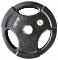 Олимпийский обрезиненный диск AeroFit AFPLB20