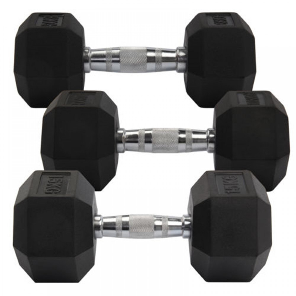 Гантельный ряд гексагональный Fitnessport D-05 2,5/30kg Гантельный ряд гексагональный Fitnessport D-05 2,5/30kg