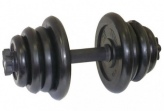 Гантель разборная черная MB Barbell весом 24 кг
