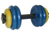 Гантель разборная цветная MB Barbell весом 15 кг