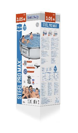 Каркасный бассейн Bestway 56408 Steel Pro Max Каркасный бассейн Bestway 56408 Steel Pro Max