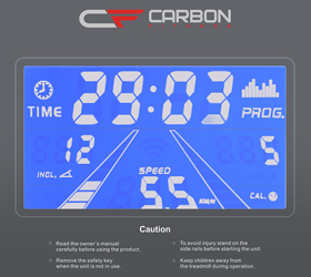 Дисплей домашней электрической беговой дорожки Carbon Fitness T656 Дисплей домашней электрической беговой дорожки Carbon Fitness T656