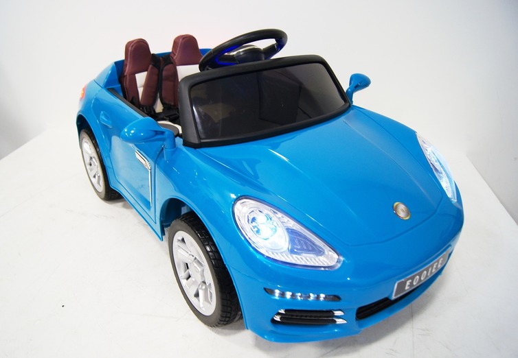 Электромобиль детский RiverToys Porshe E001EE, цвет синий Электромобиль детский RiverToys Porshe E001EE, цвет синий