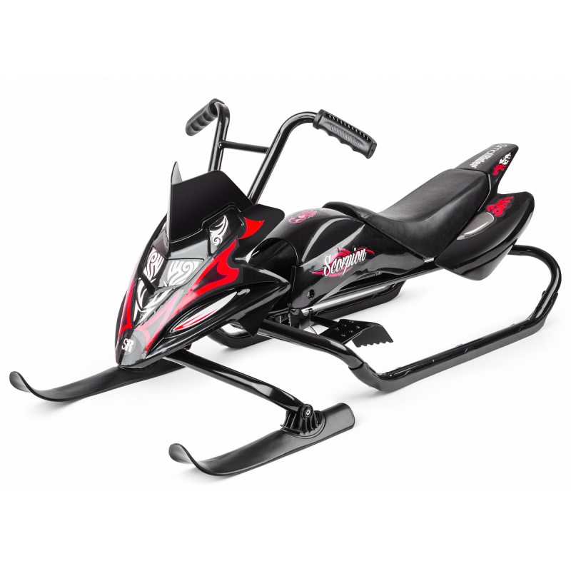 Снегокат-снегоход Small Rider Scorpion DUO чёрно-красного цвета Снегокат-снегоход Small Rider Scorpion DUO чёрно-красного цвета