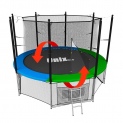 Батут UNIX Classic 10 ft (inside) с защитной сетью и лестницей диаметром 10 ft (305 см)