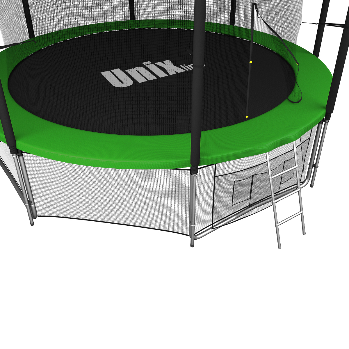 Батут UNIX Classic 12 ft (inside) с защитной сетью и лестницей диаметром 12 ft (366 см) Батут UNIX Classic 12 ft (inside) с защитной сетью и лестницей диаметром 12 ft (366 см)