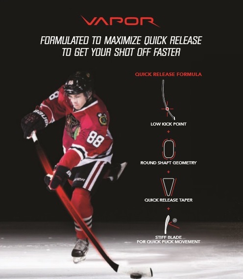 Хоккейная клюшка BAUER Vapor 1X Lite S18 GRIP INT Хоккейная клюшка BAUER Vapor 1X Lite S18 GRIP INT