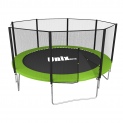 Батут UNIX Simple 12ft Green (outside) с защитной сетью и лестницей диаметром 12ft (366 см)