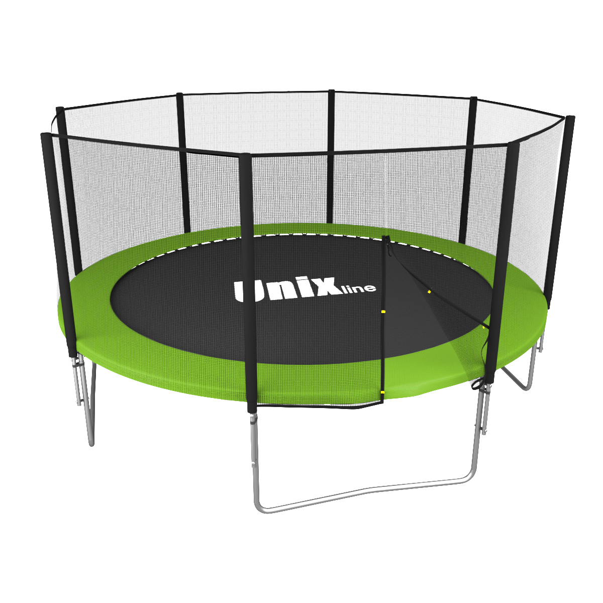 Батут UNIX Simple 12ft Green (outside) с защитной сетью и лестницей диаметром 12ft (366 см) Батут UNIX Simple 12ft Green (outside) с защитной сетью и лестницей диаметром 12ft (366 см)