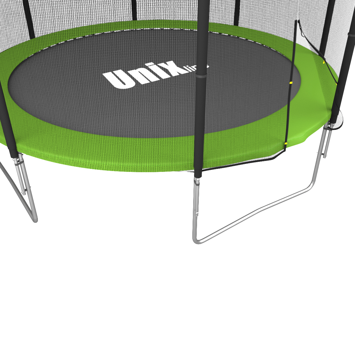 Батут UNIX Simple 12ft Green (outside) с защитной сетью диаметром 12ft (366 см) Батут UNIX Simple 12ft Green (outside) с защитной сетью диаметром 12ft (366 см)