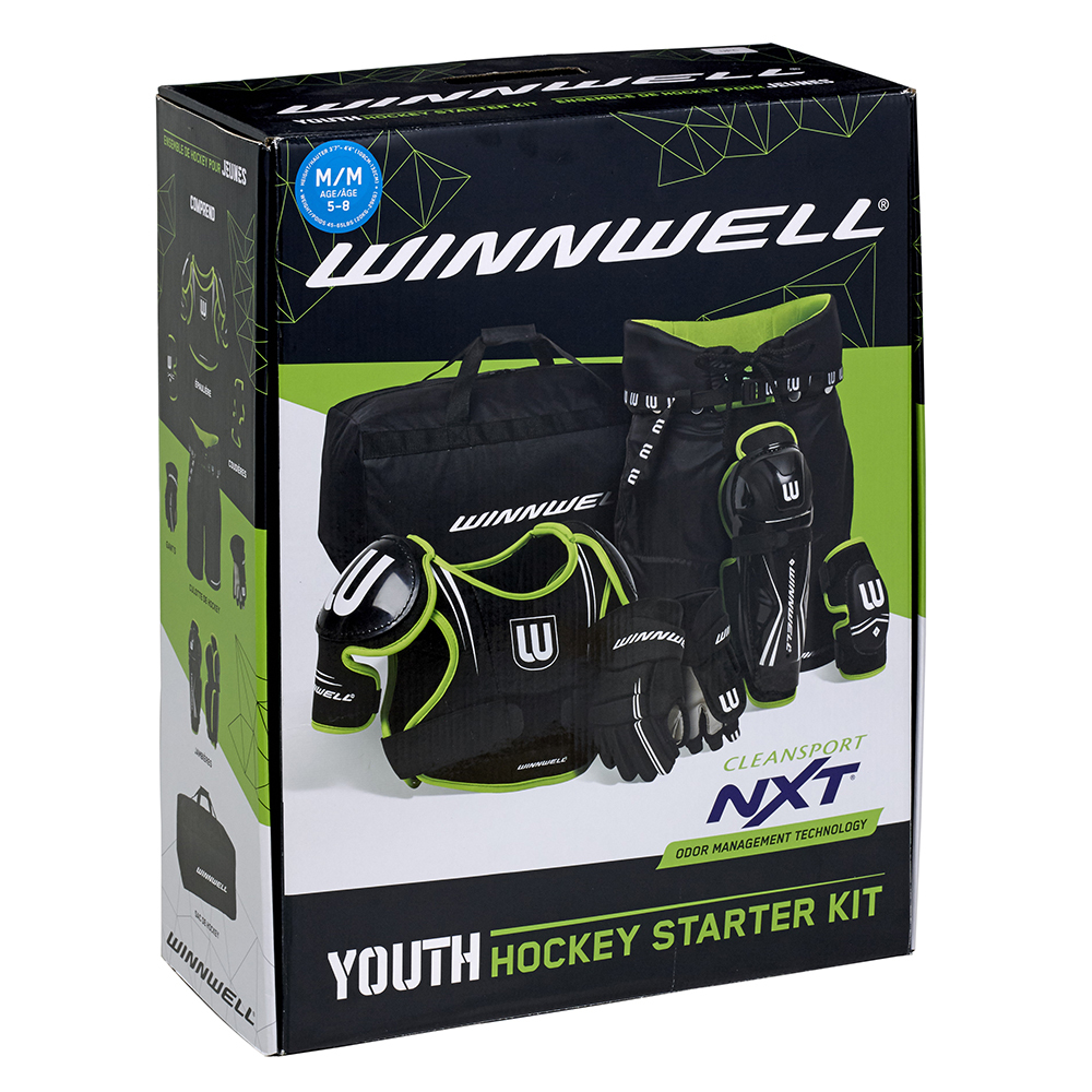 Комплект детской хоккейной экипировки полевого игрока Winnwell Hockey Starter Kit YTH Комплект детской хоккейной экипировки полевого игрока Winnwell Hockey Starter Kit YTH