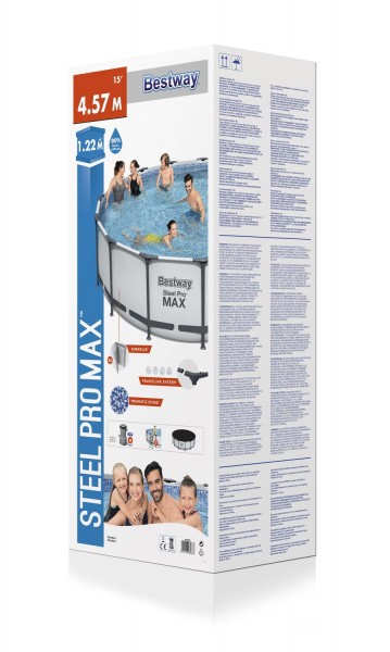 Каркасный бассейн Bestway 56416 Steel Pro Max Каркасный бассейн Bestway 56416 Steel Pro Max