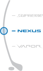 Клюшки серии Nexus имеют среднюю точку прогиба Mid Kick Point Клюшки серии Nexus имеют среднюю точку прогиба Mid Kick Point
