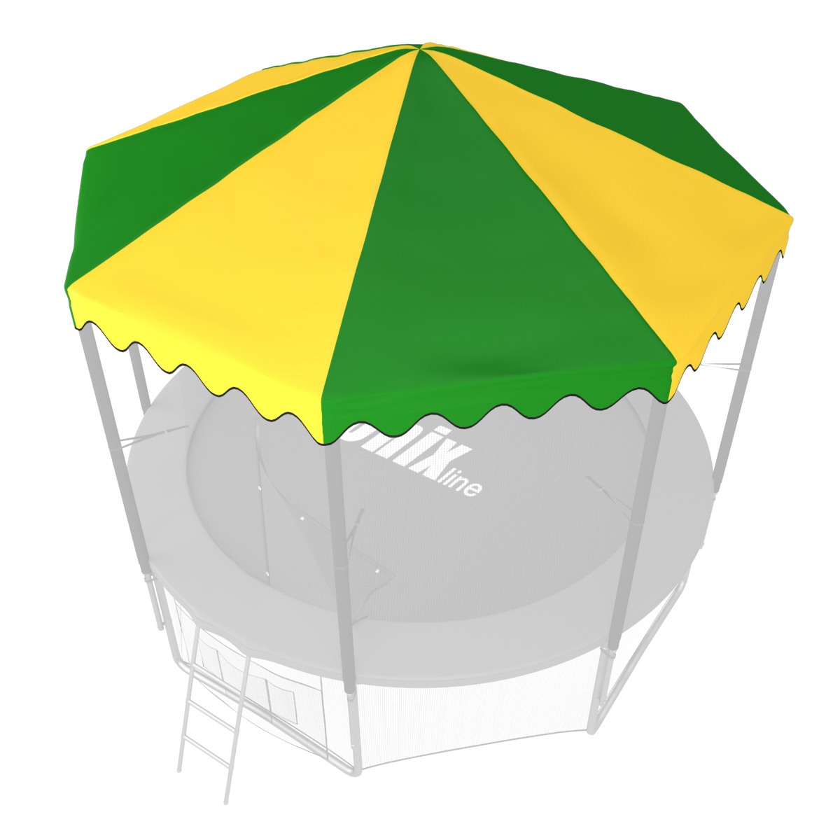 Крыша для батута UNIX 8ft Green Крыша для батута UNIX 8ft Green