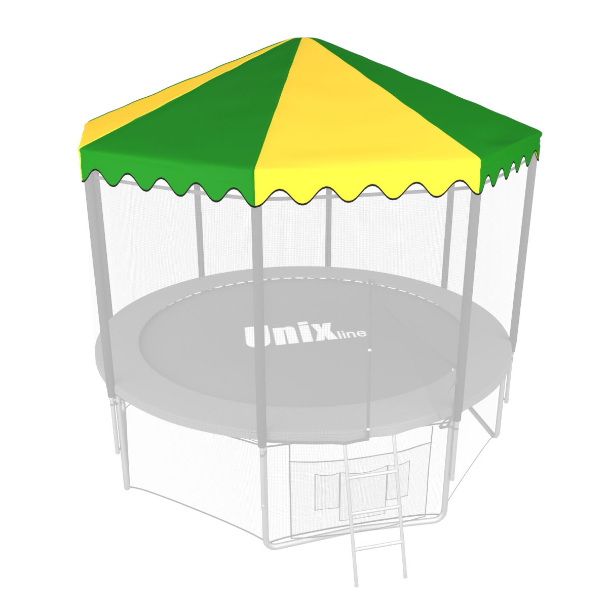 Крыша для батута UNIX 8ft Green Крыша для батута UNIX 8ft Green