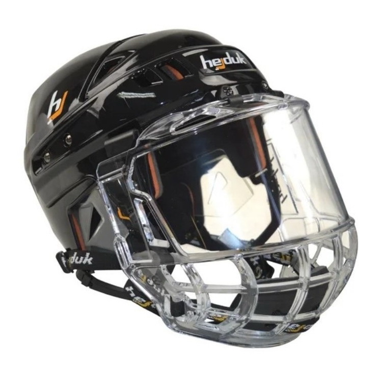 Хоккейный шлем с маской-визором Hejduk Hockey Helmet Combo Fullshield (черный) Хоккейный шлем с маской-визором Hejduk Hockey Helmet Combo Fullshield (черный)