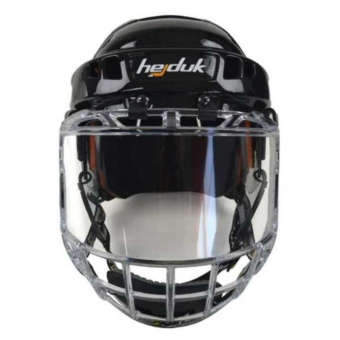 Хоккейный шлем с маской-визором Hejduk Hockey Helmet Combo Fullshield (черный) Хоккейный шлем с маской-визором Hejduk Hockey Helmet Combo Fullshield (черный)
