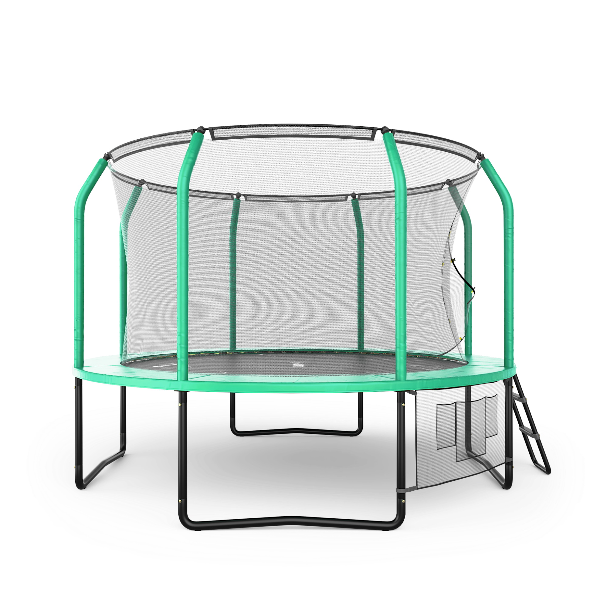 Батут UNIX 10ft SUPREME GAME (green) 3,05 метра с защитной сетью и лестницей Батут UNIX 10ft SUPREME GAME (green) 3,05 метра с защитной сетью и лестницей