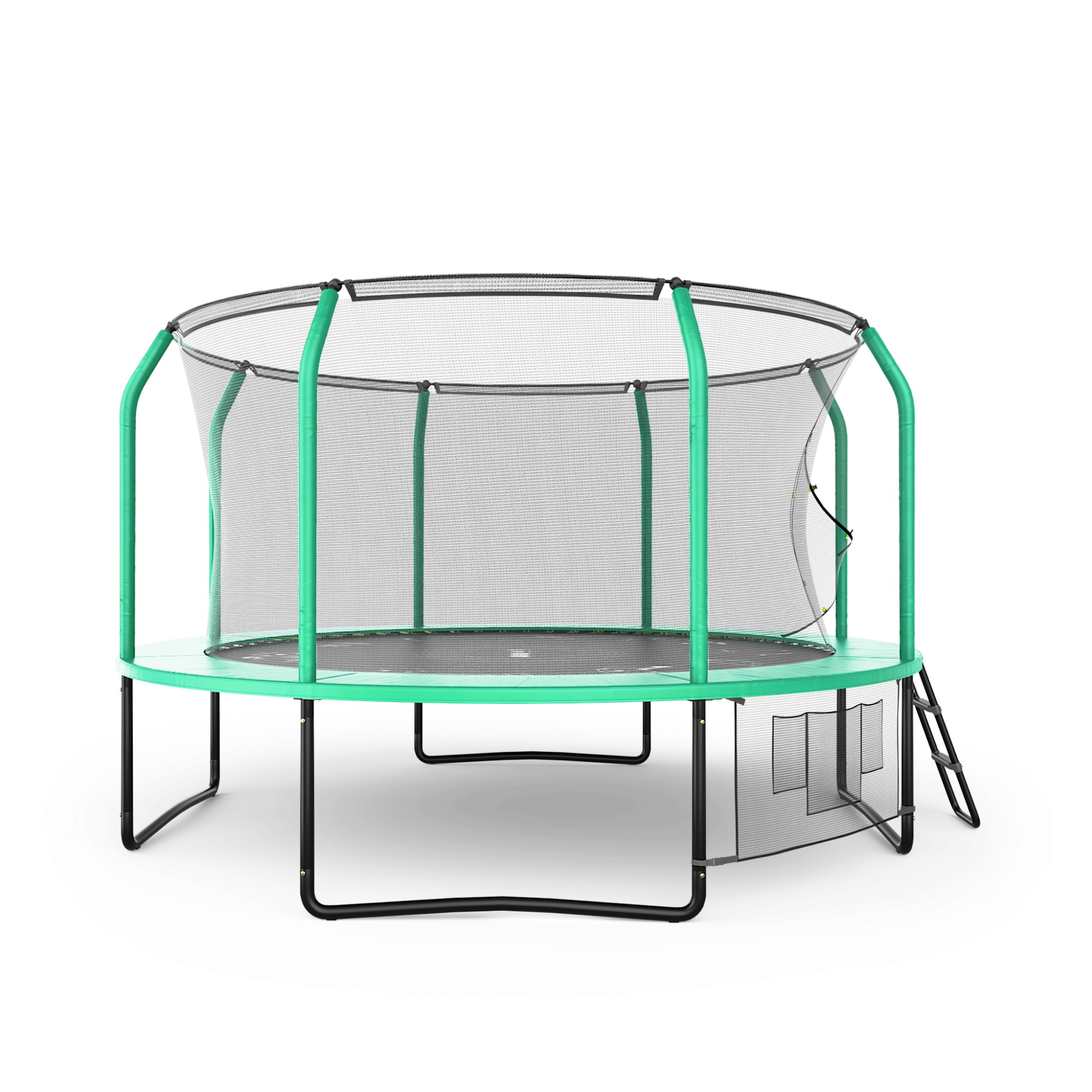 Батут UNIX 12ft SUPREME GAME (green) 3,66 метра с защитной сетью и лестницей Батут UNIX 12ft SUPREME GAME (green) 3,66 метра с защитной сетью и лестницей