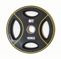 Диск для штанги олимпийский полиуретановый ORIGINAL FIT.TOOLS FT-DPU-10 весом 10 кг