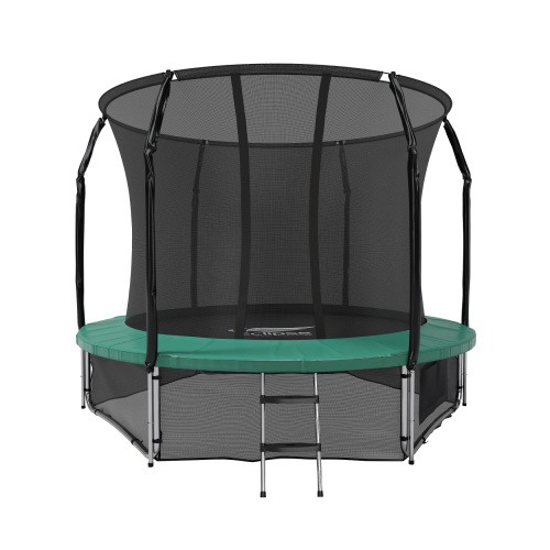 Батут с защитной сетью Eclipse Space Twin Green/Orange 10FT диаметром 305 сантиметров Батут с защитной сетью Eclipse Space Twin Green/Orange 10FT диаметром 305 сантиметров