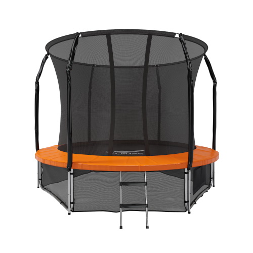 Батут с защитной сетью Eclipse Space Twin Green/Orange 10FT диаметром 305 сантиметров Батут с защитной сетью Eclipse Space Twin Green/Orange 10FT диаметром 305 сантиметров