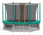 Батут Classic Green (4,26 м) с защитной сетью и лестницей