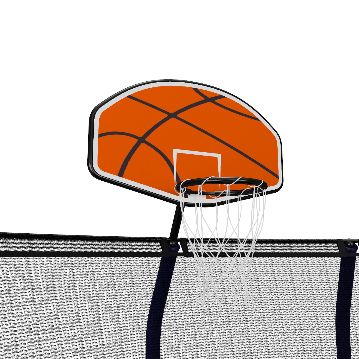 Батут UNIX SUPREME GAME (blue) 16 ft Basketball диаметром 4,88 метра с внутренней защитной сетью и лестницей Батут UNIX SUPREME GAME (blue) 16 ft Basketball диаметром 4,88 метра с внутренней защитной сетью и лестницей